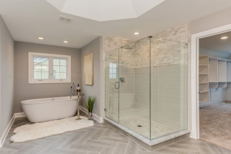 Modern Walk-In Shower with Glass Enclosure